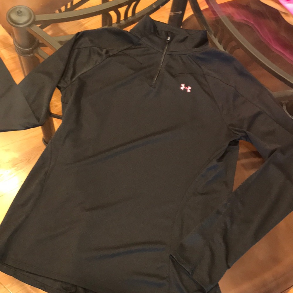 Under Armour black 1/4 zip pullover